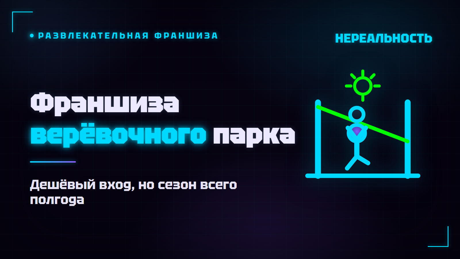 Франшиза верёвочного парка: сколько стоит и кому не подойдёт
