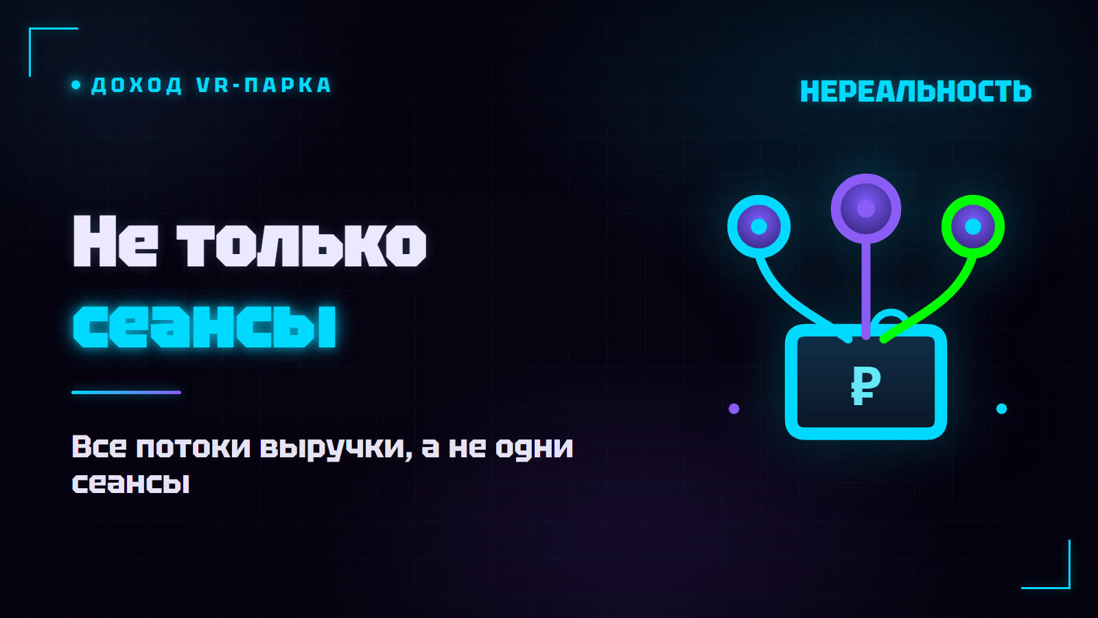 Источники дохода VR-парка: как зарабатывать не только на сеансах